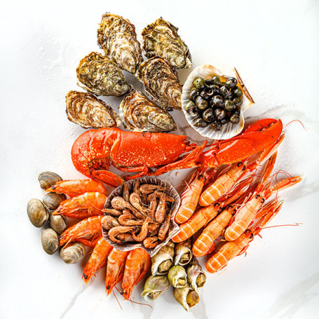 Photo plateau Le Royal, plateau de fruits de mer à partager
