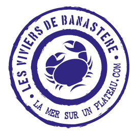 Logo bleu des Viviers de Banastère